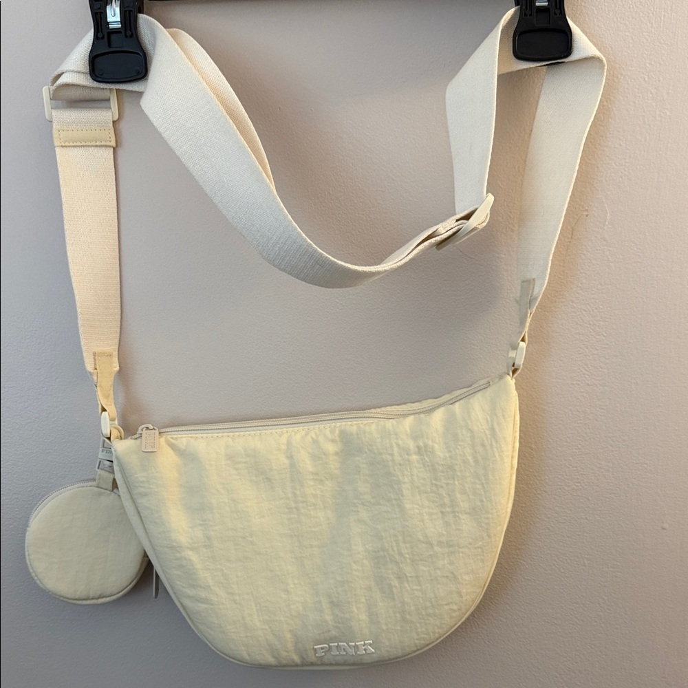Victoria's Secret Cream Crossbody Bag